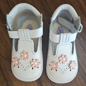 White and Pink Kids Shoes